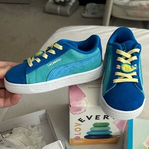 NWT/BNIB - PUMA Suede AC x Cocomelon Sz 9 Toddler Sneaker Tennis Shoe